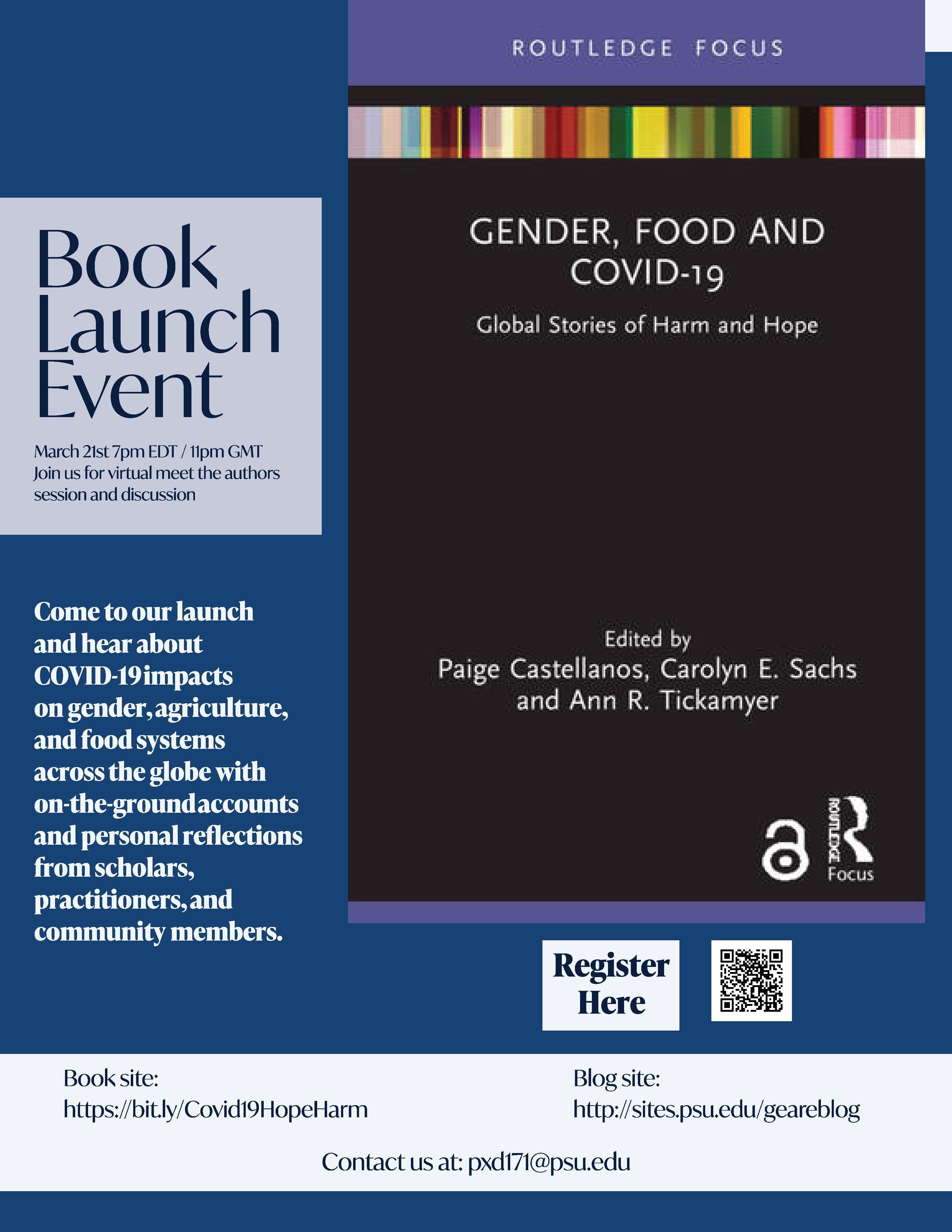 Gender, Food, and COVID-19: Stories of harm and hope